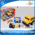 2014 wholesale cartoon radio control bus toy,plastic remote control stunt car